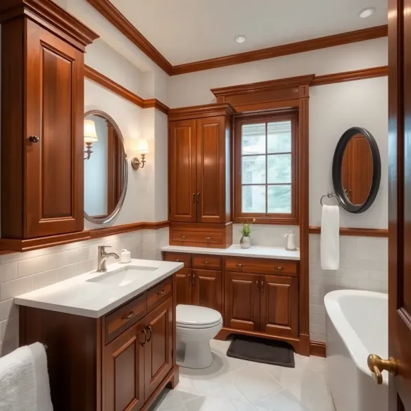 Transform Your WNY Bathroom: The Charm of Historical Wood Accents with ProBuilt by Brian Pierrot