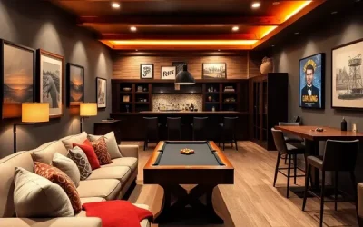 Balancing Comfort and Style: 5 Essential Man Cave Remodeling Ideas for WNY Homeowners with ProBuilt by Brian Pierrot