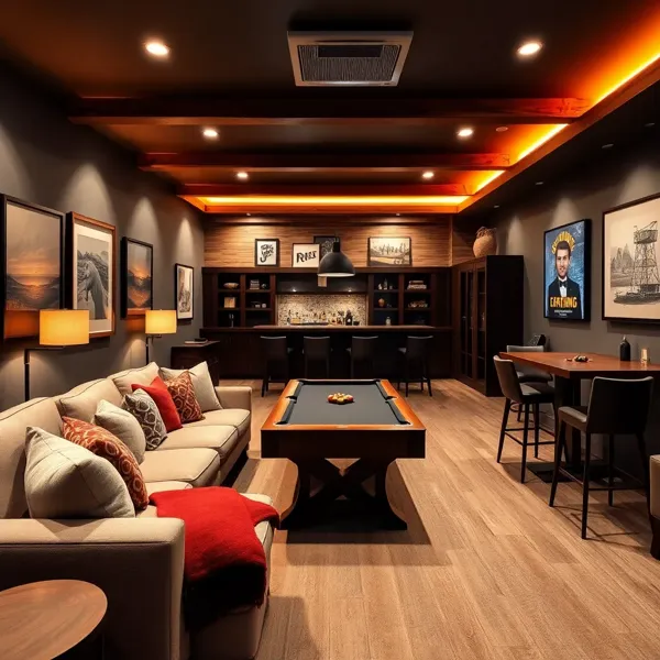Balancing Comfort and Style: 5 Essential Man Cave Remodeling Ideas for WNY Homeowners with ProBuilt by Brian Pierrot