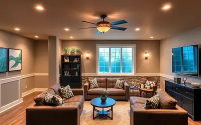 Brighten Up Your Home: Transforming Your WNY Basement into a Cozy Living Space with ProBuilt by Brian Pierrot