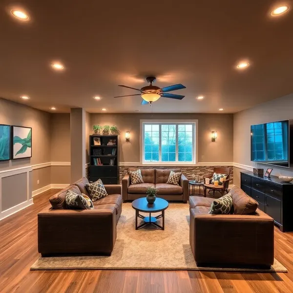Brighten Up Your Home: Transforming Your WNY Basement into a Cozy Living Space with ProBuilt by Brian Pierrot